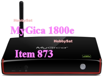 Front of MyGica ATV1800e media player Internet TV Android HD quadcore